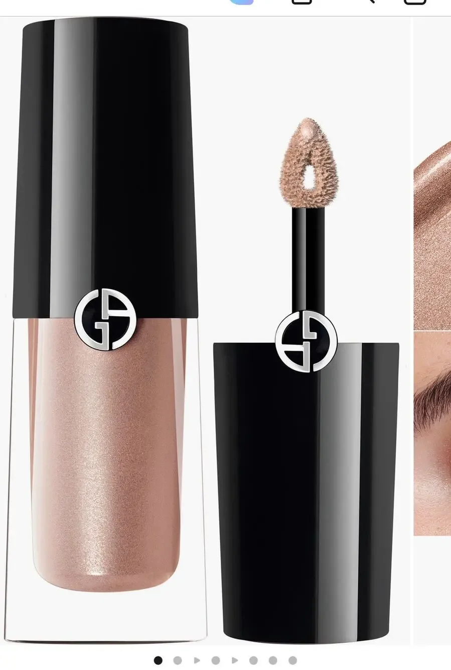 New Armani $39 EYE TINT LONG-LASTING LIQUID EYESHADOW In shade 67S sparkle